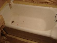 Bathtub Before Reglazing